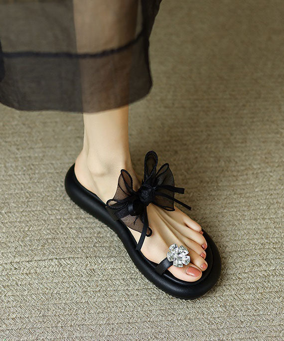 Saskia | Bow-Detail Slip-On Women Summer Sandals
