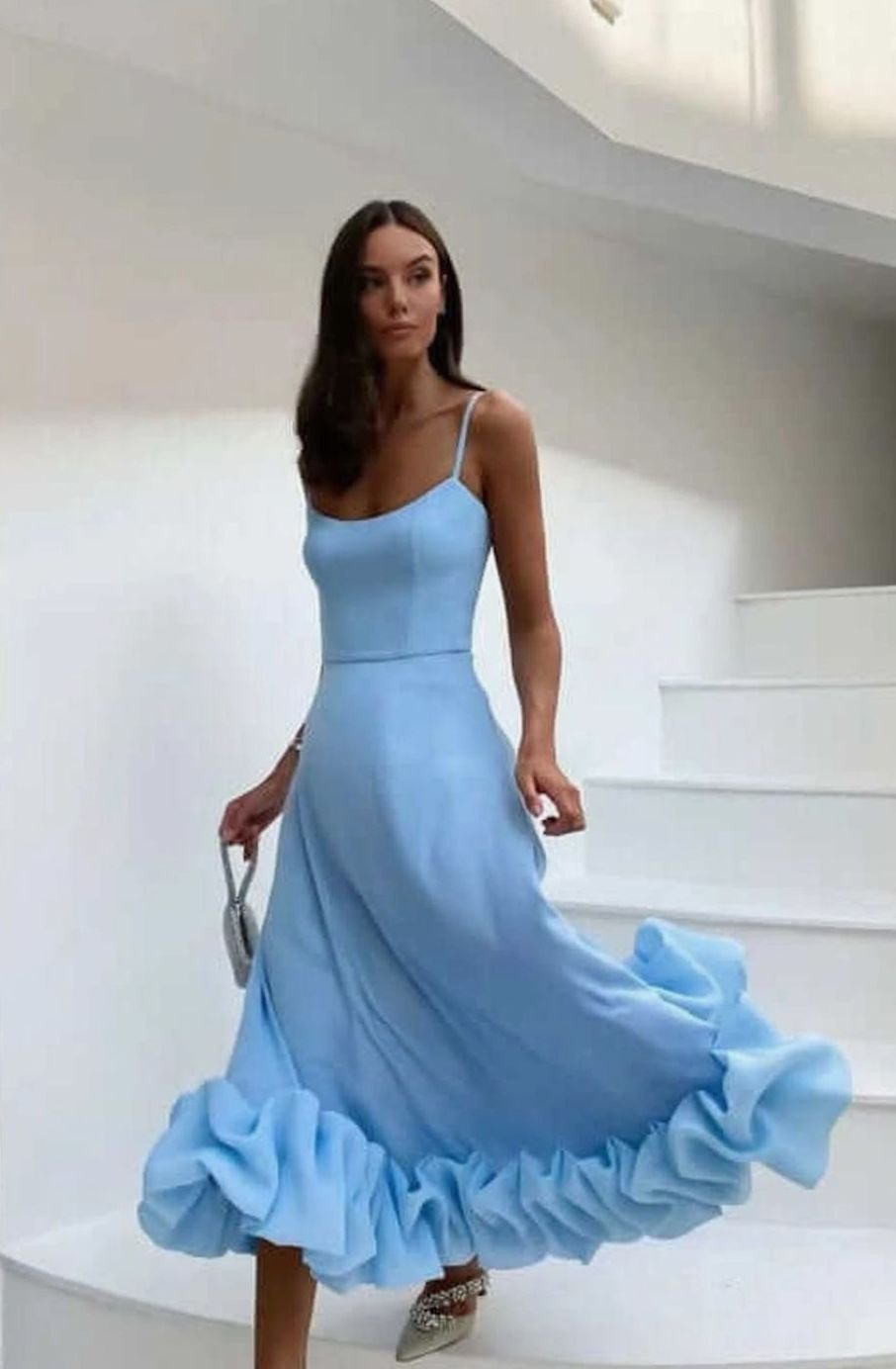 Charlotte | Bustier Ruffle-Hem Women Party Dress for Spring