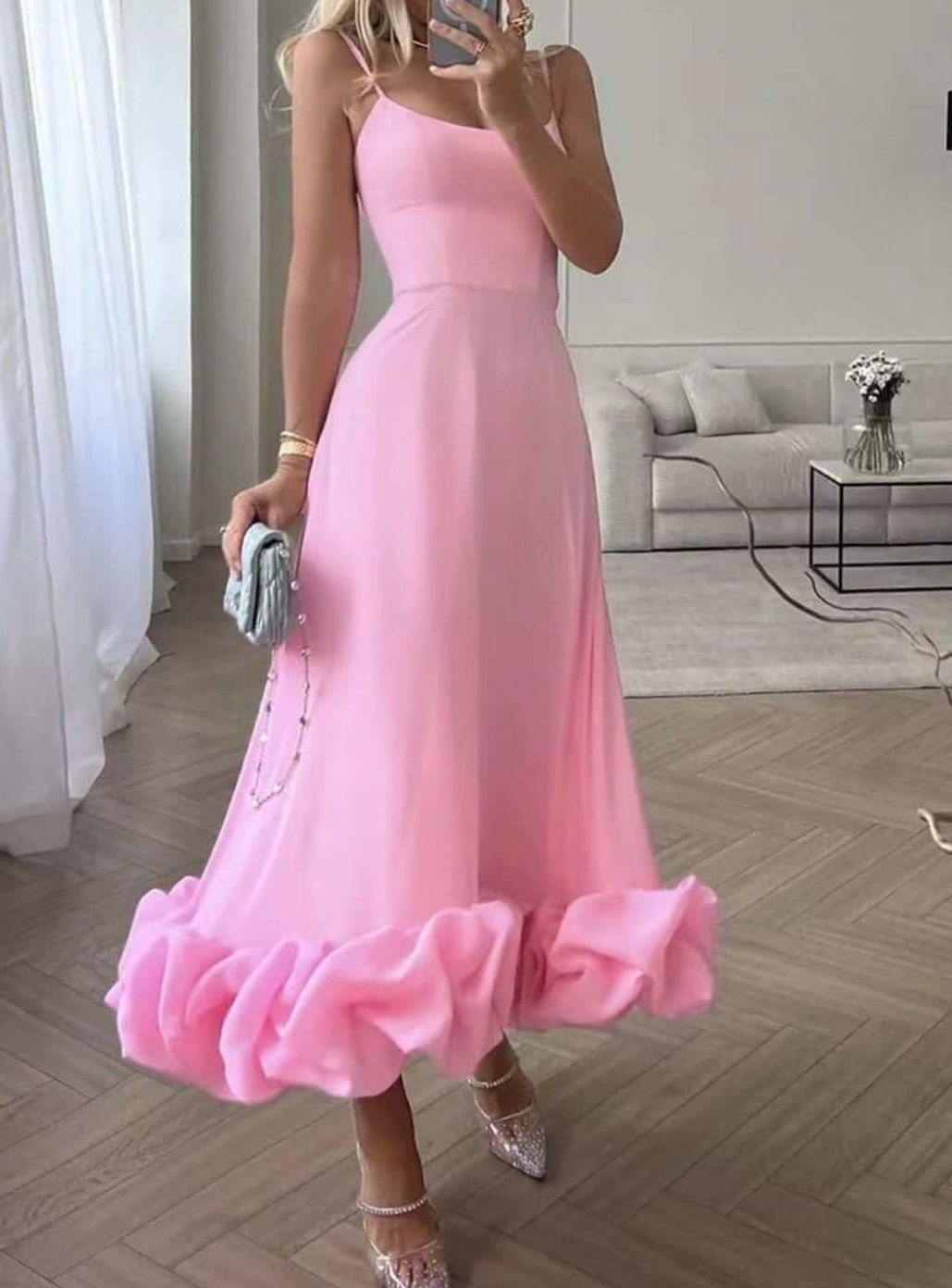 Charlotte | Bustier Ruffle-Hem Women Party Dress for Spring