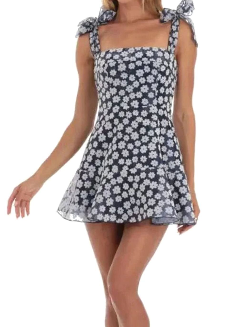 Freya | Floral Lace A-Line Mini Women Party Dress for Spring