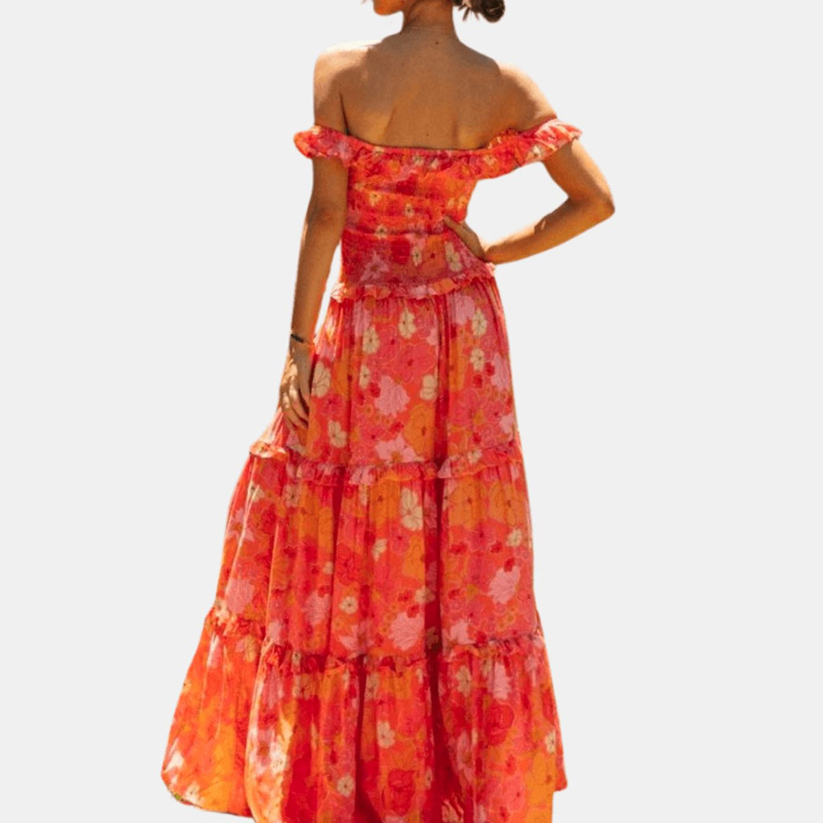 Nora | Off-Shoulder Tiered Maxi Dress for Summer