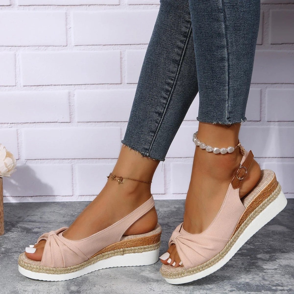 Bridget | Slingback Espadrille Wedge Women Summer Sandals