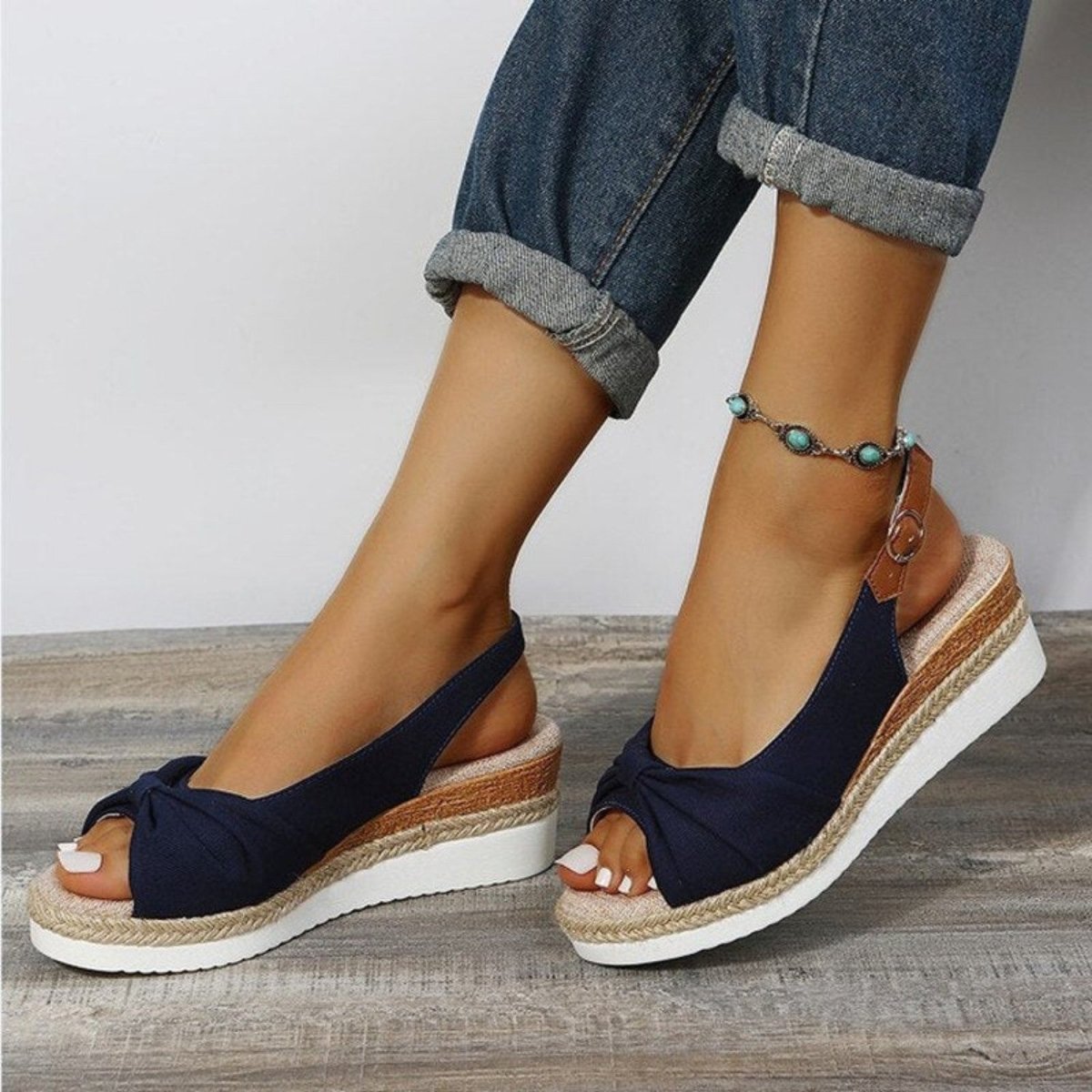 Bridget | Slingback Espadrille Wedge Women Summer Sandals