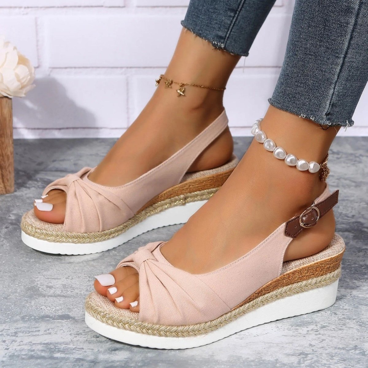 Bridget | Slingback Espadrille Wedge Women Summer Sandals