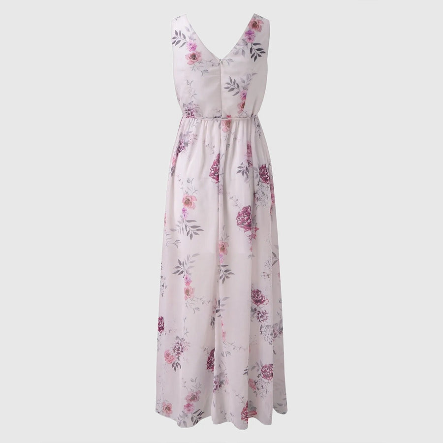 Saskia | Wrap Side-Slit Floral Women Party Dress