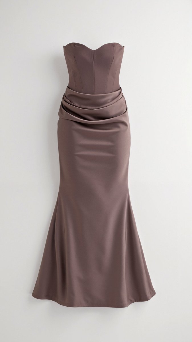 Thea | Strapless Corset Satin Women Party Dress