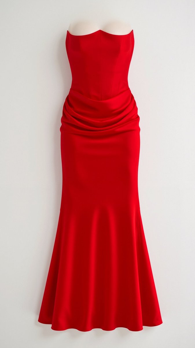 Thea | Strapless Corset Satin Women Party Dress